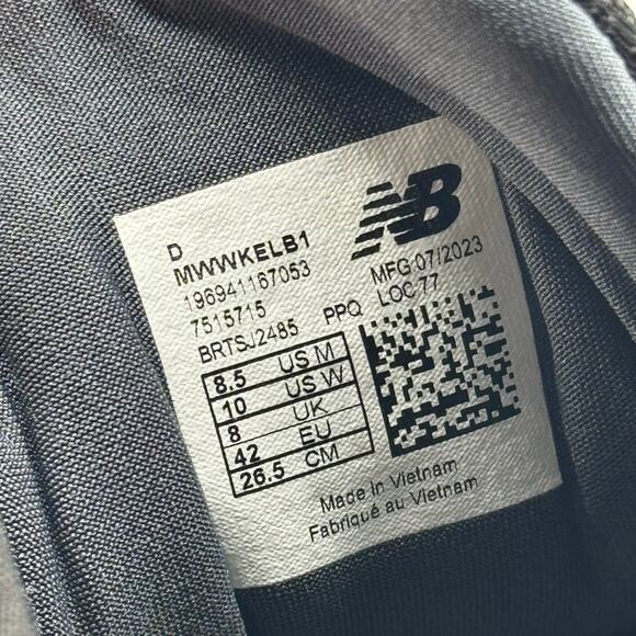 New Balance FuelCell Walker Elite Black Red Silver Walking Sneakers Men’s 8.5 - Picture 7 of 8